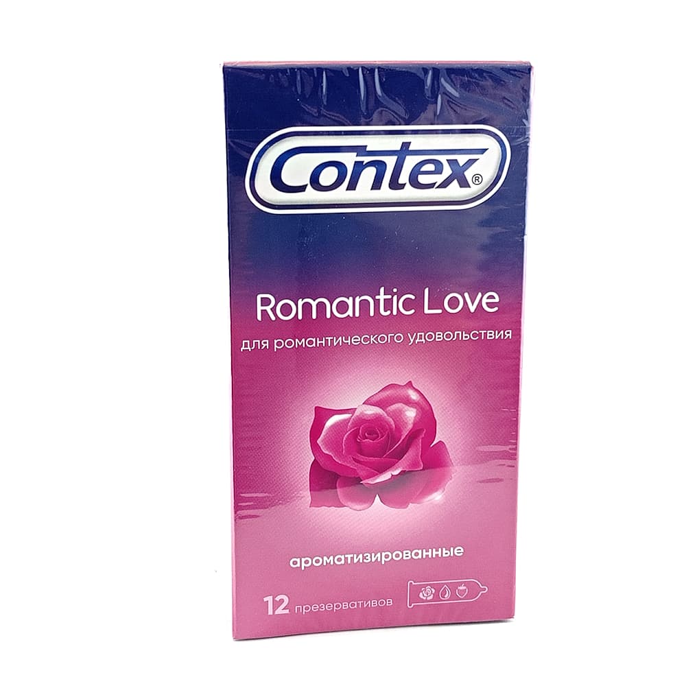 CONTEX Romantic Love ароматизированные презервативы, №12