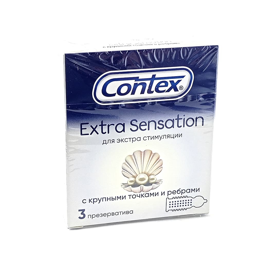 CONTEX Extra Sensation презервативы для экстра стимуляции, №3