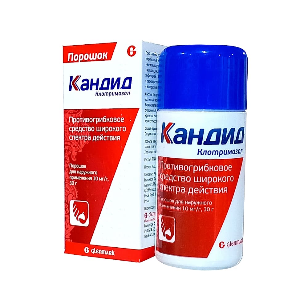 Кандид порошок для наруж.прим. 1%, 30 г.