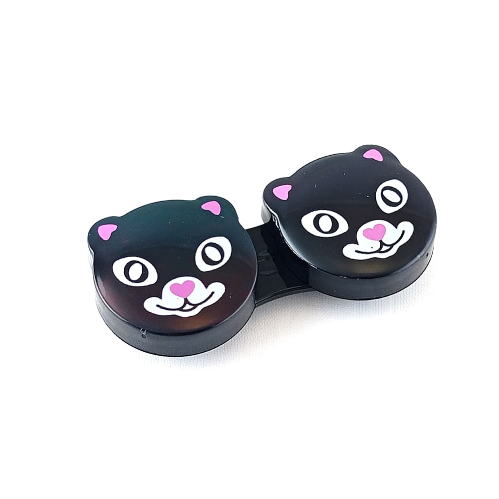 Контейнер для линз ADRIA, черный кот