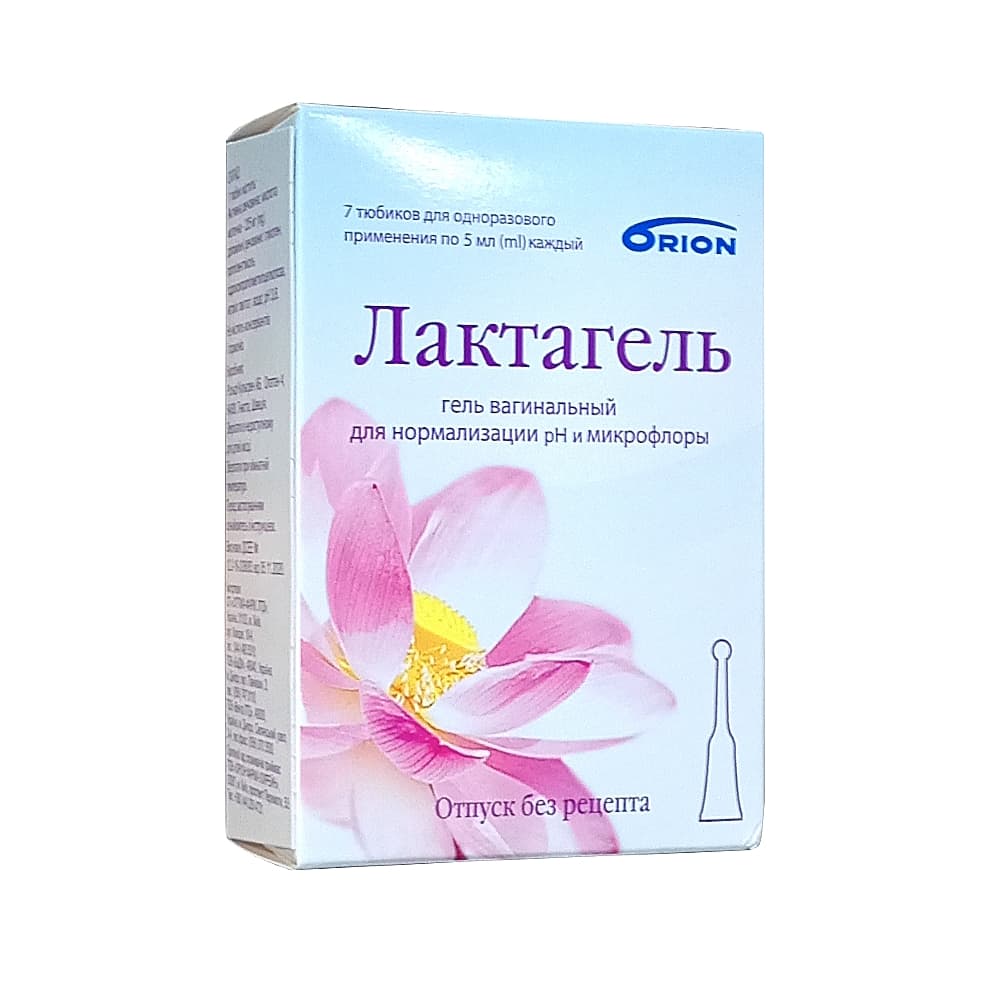 Лактагель гель вагинальный тюбики по 5мл, 7шт.