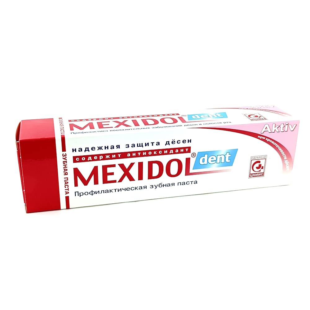 Mexidol dent Activ зубная паста, 100г