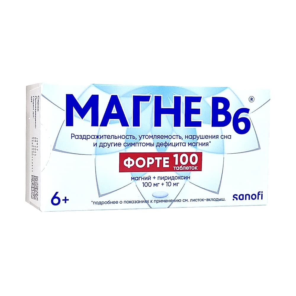 Магне B6 Форте таблетки  100 шт.