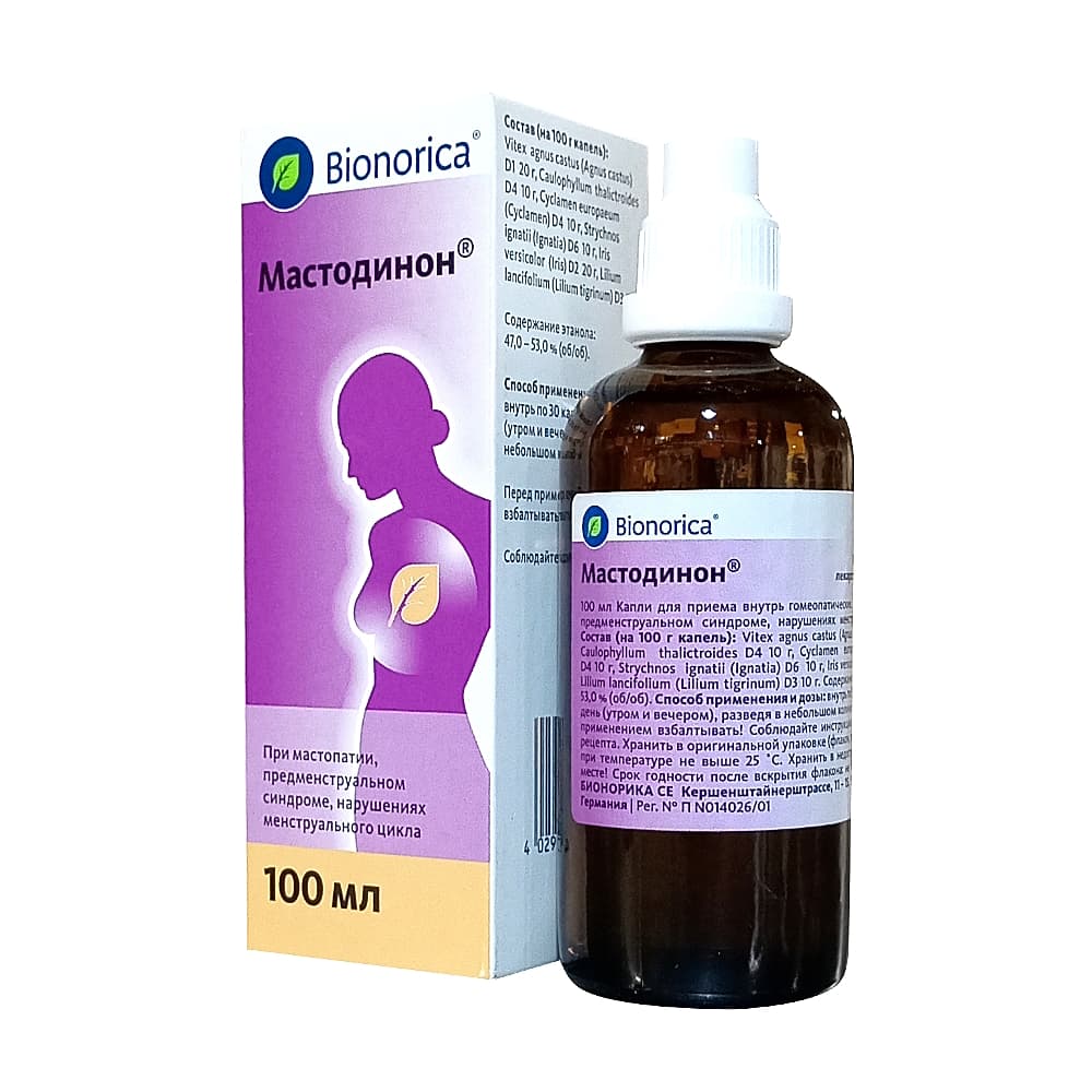 Мастодинон капли для приема внутрь, 100 мл
