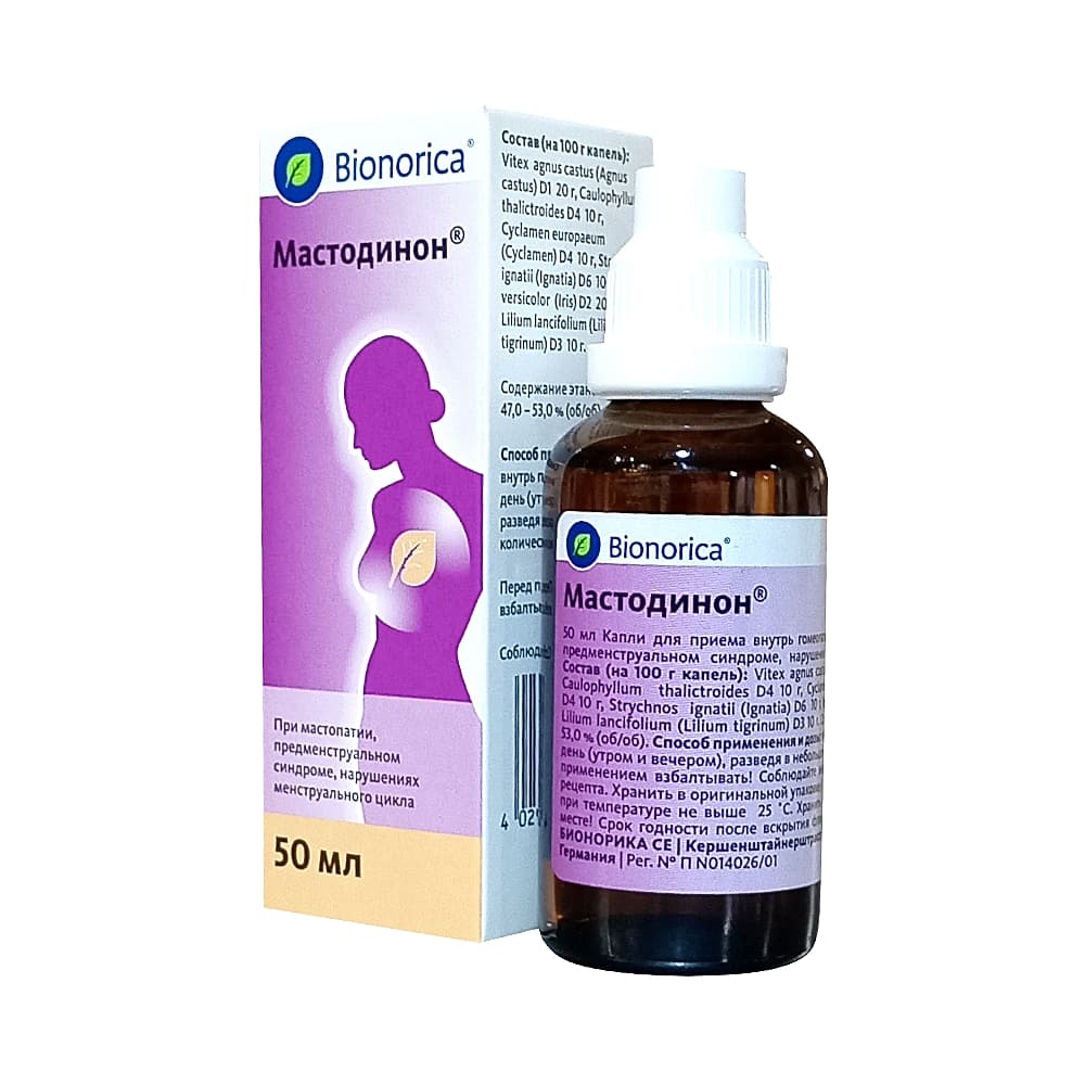 Мастодинон капли для приема внутрь, 50 мл
