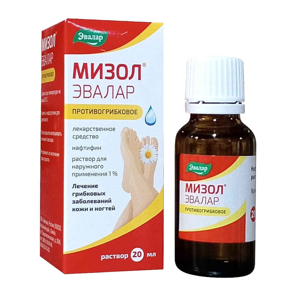 Мизол Эвалар капли 1%, 20 мл.