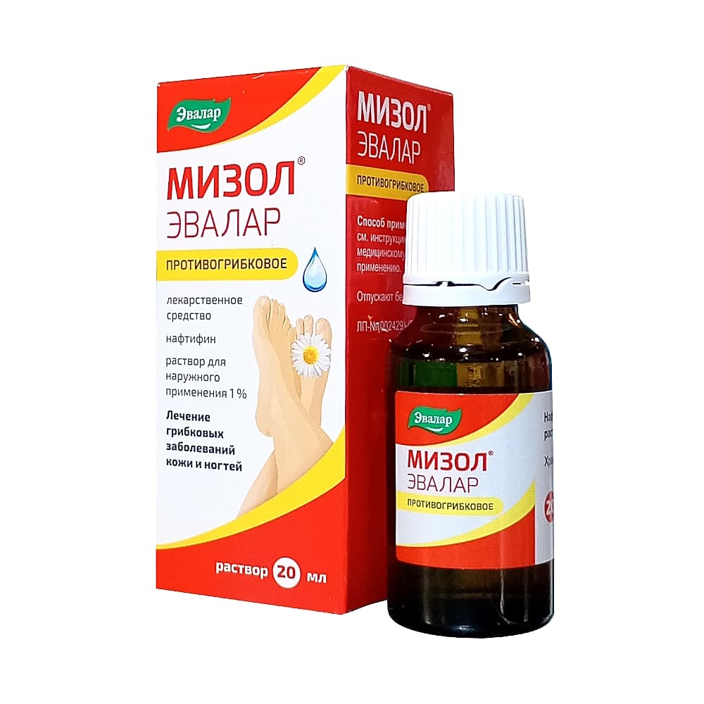 Мизол Эвалар капли 1%, 20 мл.