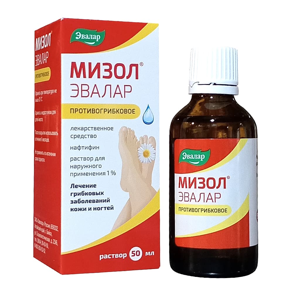 Мизол Эвалар капли 1%, 50 мл.