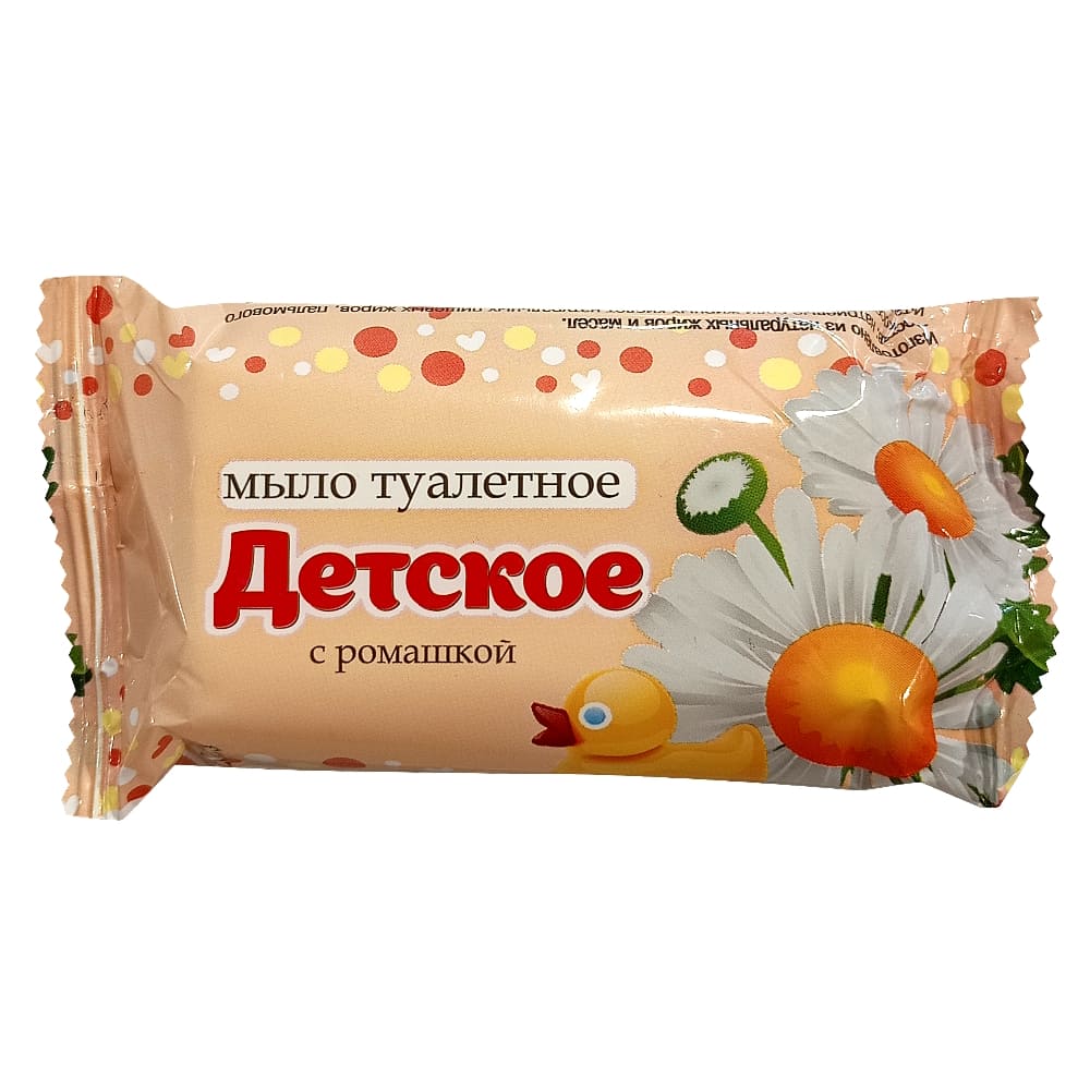 Мыло туалетное детское с ромашкой, 90г