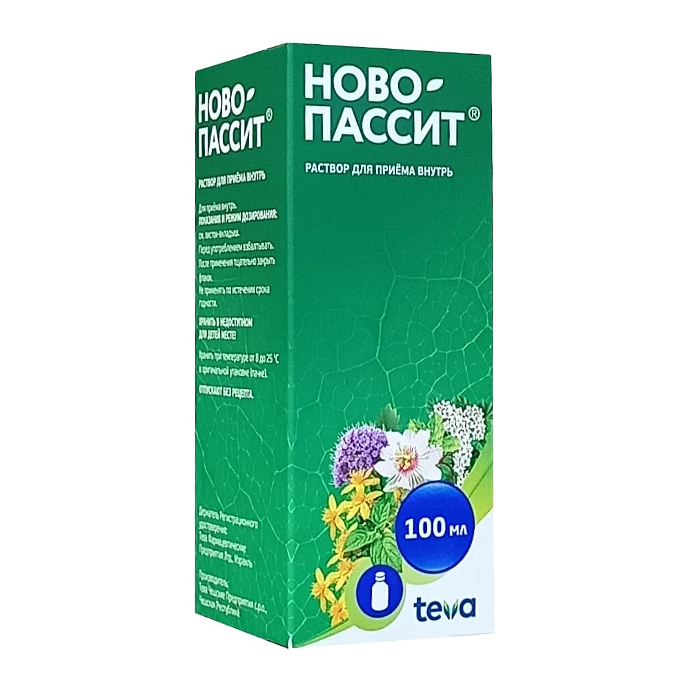 Ново-Пассит раствор 100 мл.