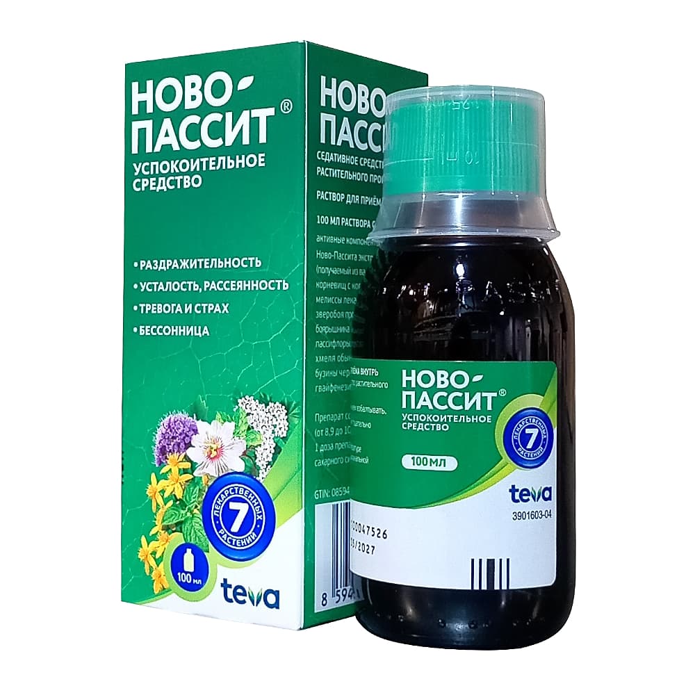 Ново-Пассит раствор 100 мл.