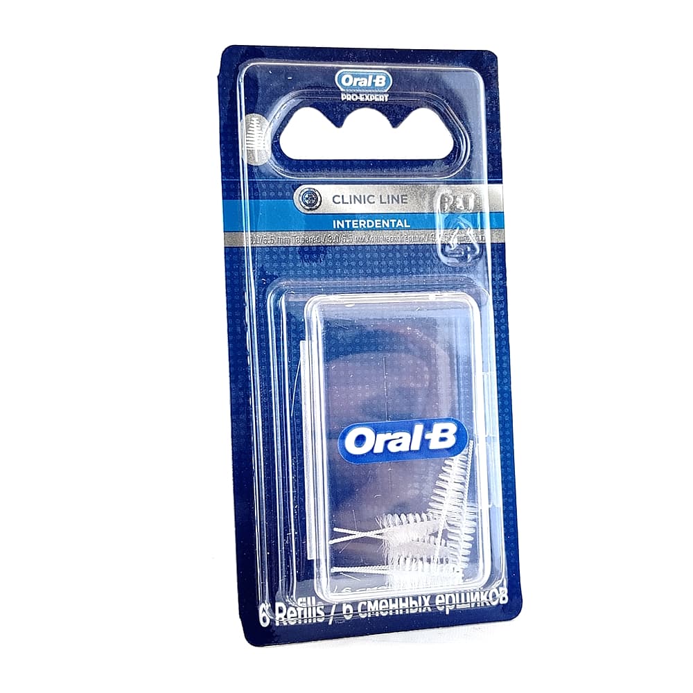 Oral-B Pro-Expert Clinic Line сменные ёршики, интердентальные, конические, №6