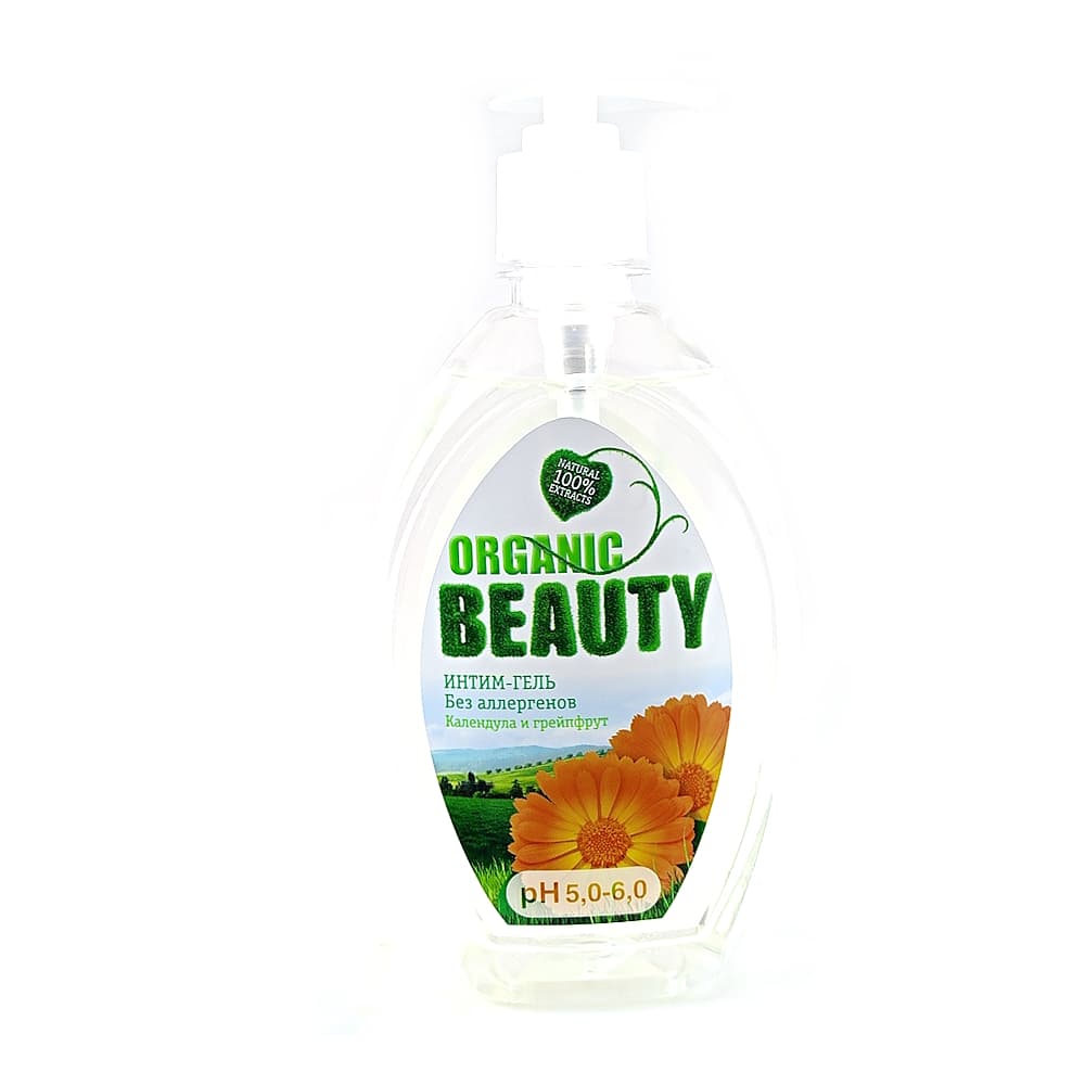 Organic Beauty интим-гель для интимной гигиены, календула и грейпфрут 500 мл