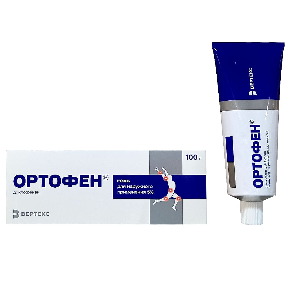 Ортофен гель 5%, 100г.