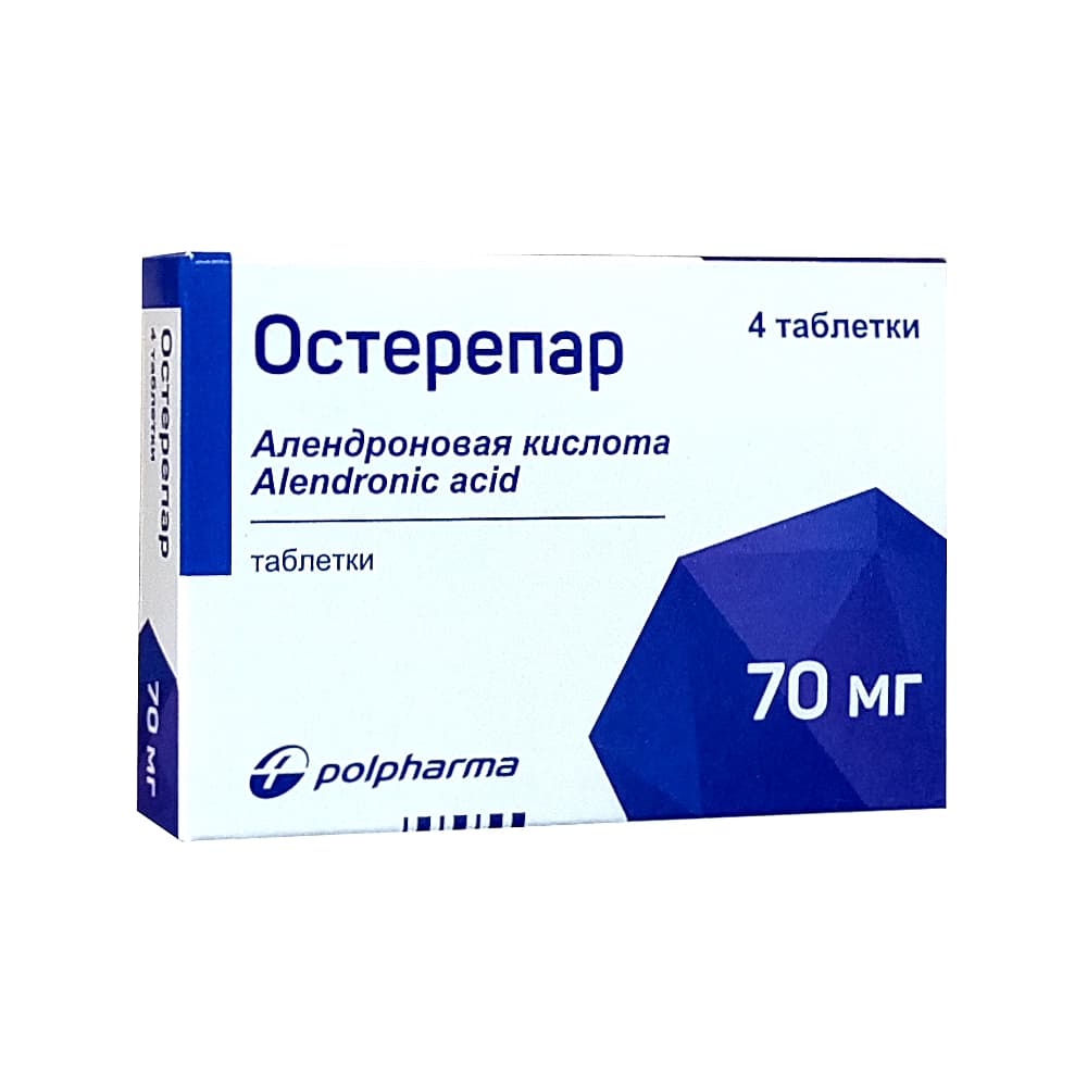Остерепар таблетки 70 мг, 4 шт