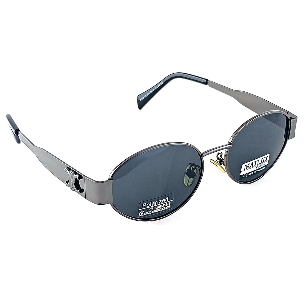 Очки MATLIIX metal polarized солнцезащитные черные /2020-3