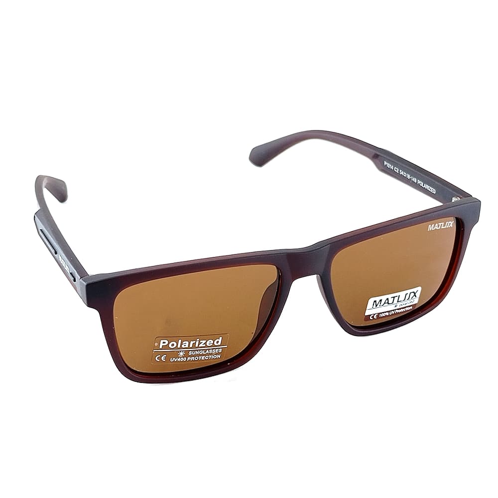 Очки MATLIIX plast polarized солнцезащитные коричневые /1014