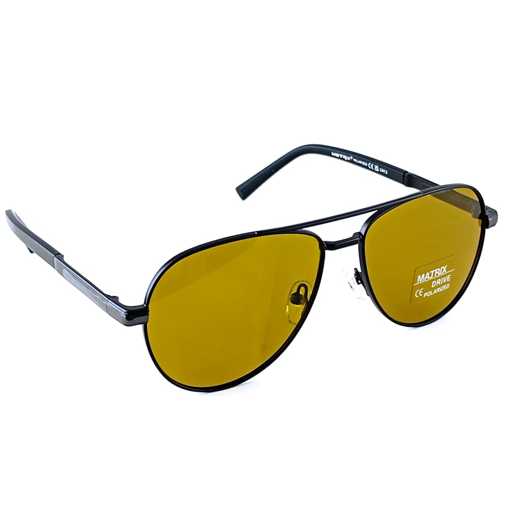 Очки MATRIX polarized солнцезащитные водительские черно-коричневые /1173
