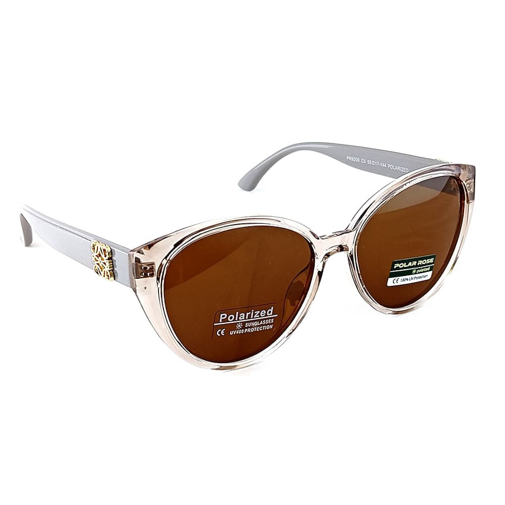 Очки POLAR ROSE polarized солнцезащитные серо-коричневые /9206