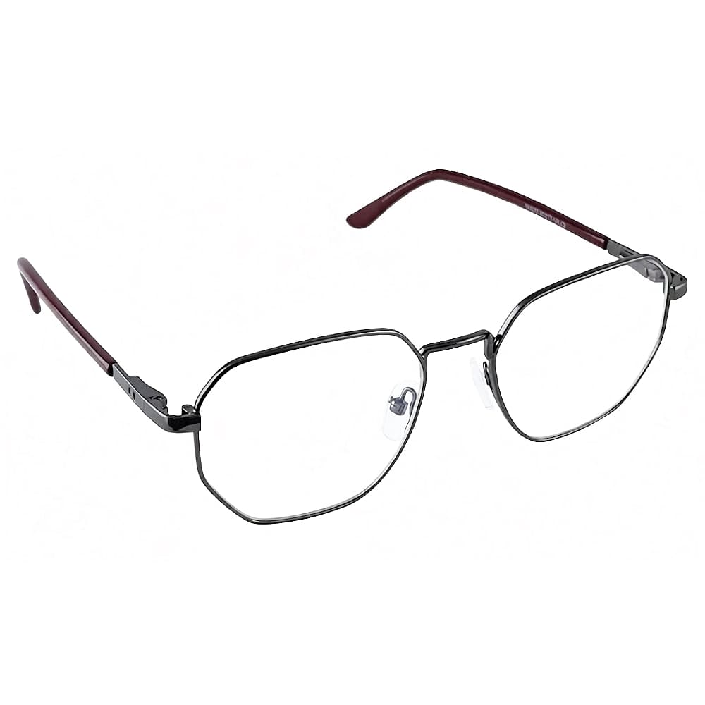 Очки MATSUDA Blue Blocker компьютерные серо-бордовые /2653-3