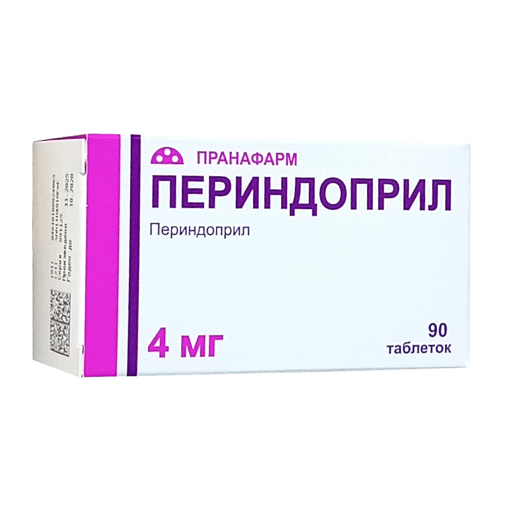 Периндоприл таблетки 4 мг,90 шт.