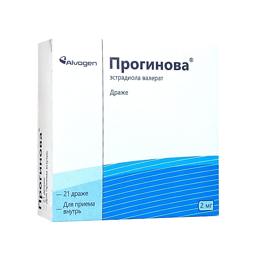 Прогинова драже 2 мг, 21 шт