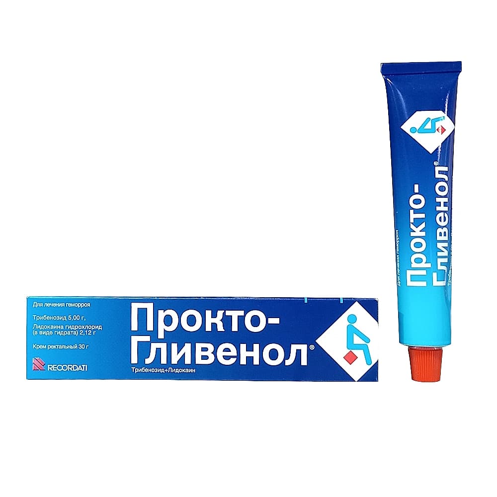 Прокто-Гливенол крем рект., 30 гр