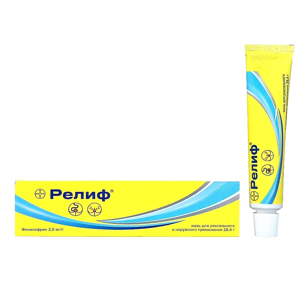 Релиф мазь для рект. и наруж. применения, 28,4 гр.