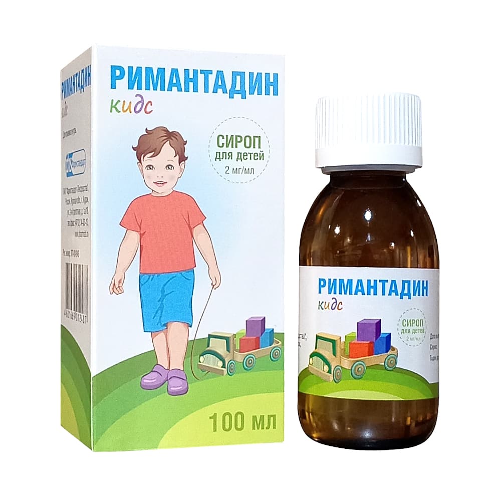 Римантадин Кидс сироп для детей 2мг/мл, 100мл.