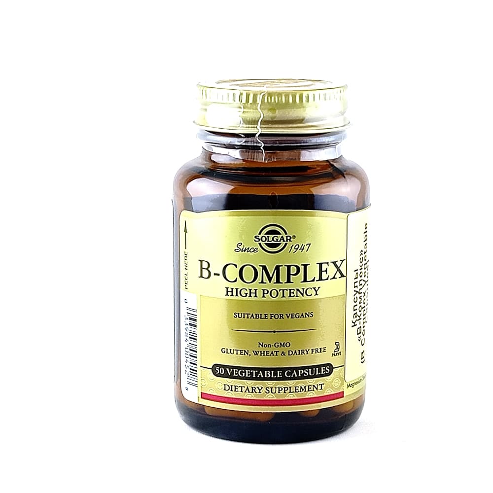 SOLGAR В-комплекс капсулы 330мг, №50