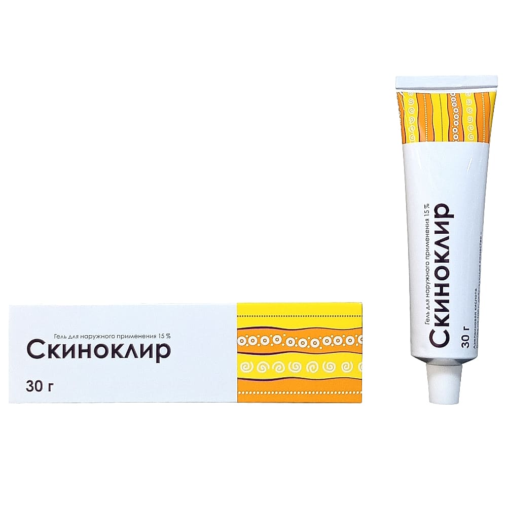Скиноклир гель 15%, 30 г.