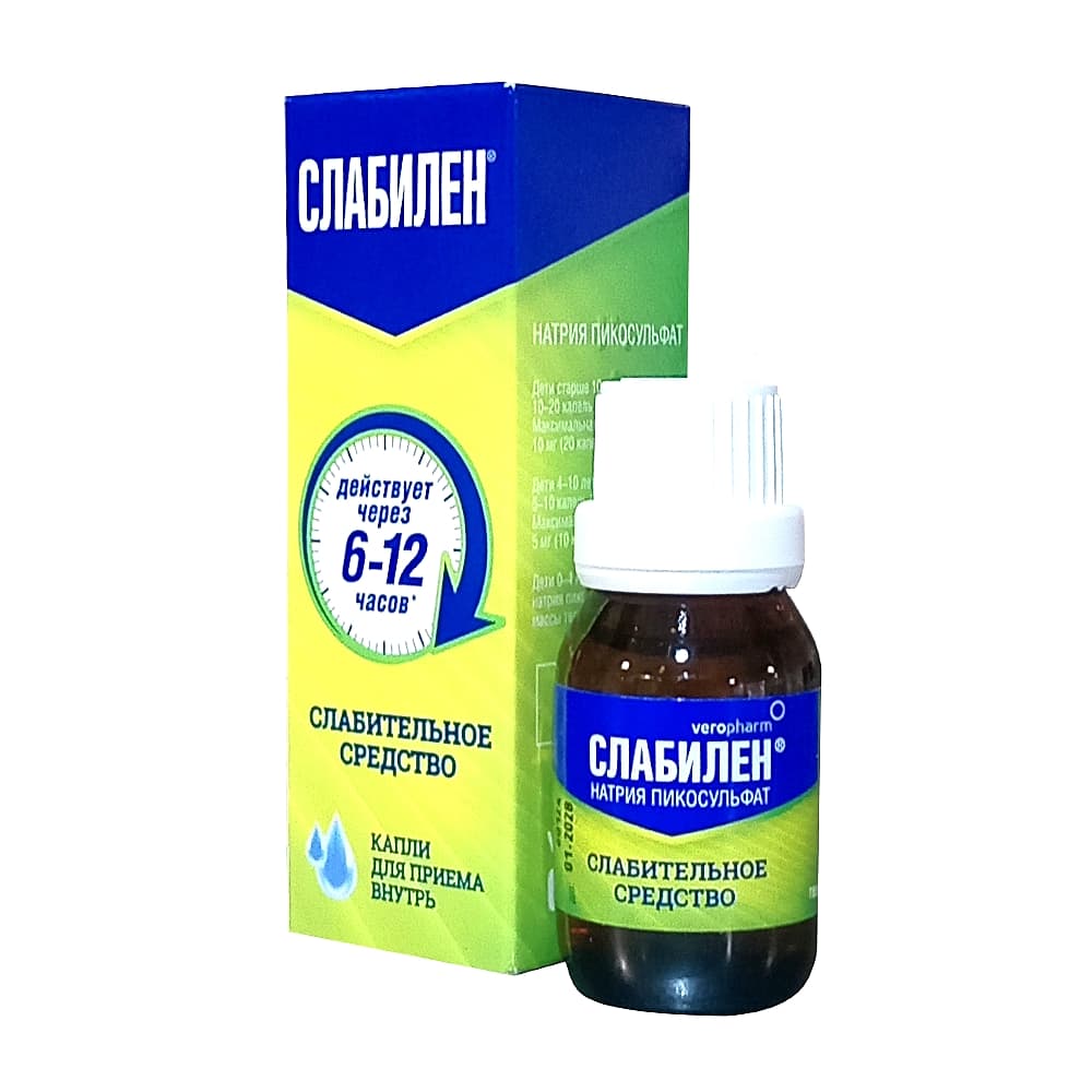 Слабилен капли 0,75%, 15 мл.