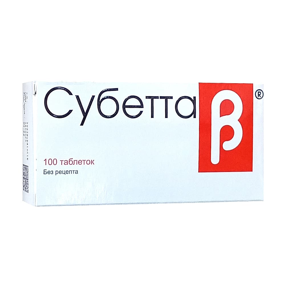 Субетта таблетки для рассасывания, 100 шт.