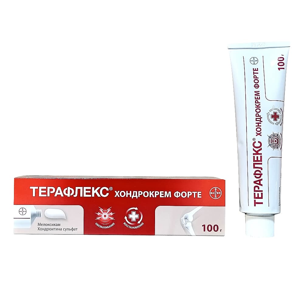 Терафлекс Хондрокрем Форте крем 1%+5%, 100 гр