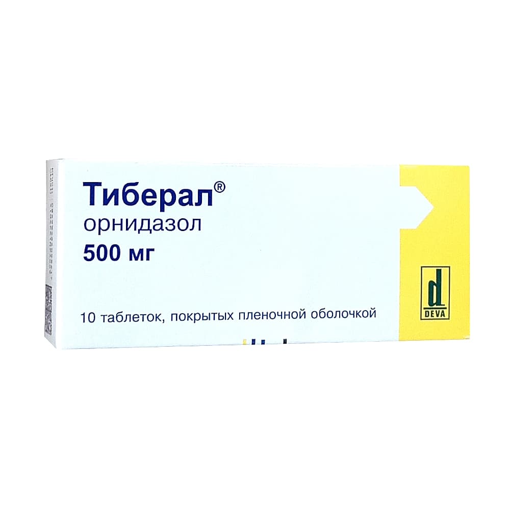 Тиберал таблетки 500 мг, 10 шт