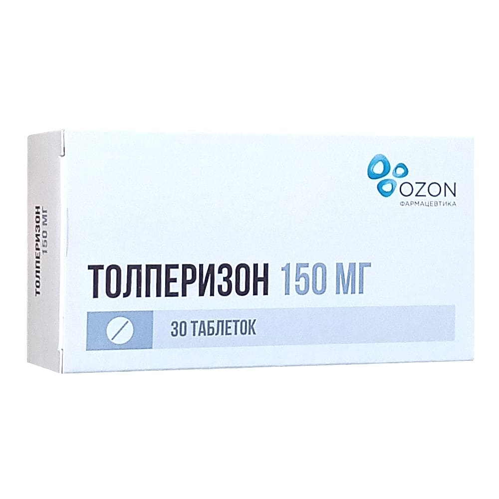 Толперизон таблетки 150 мг, 30 шт.