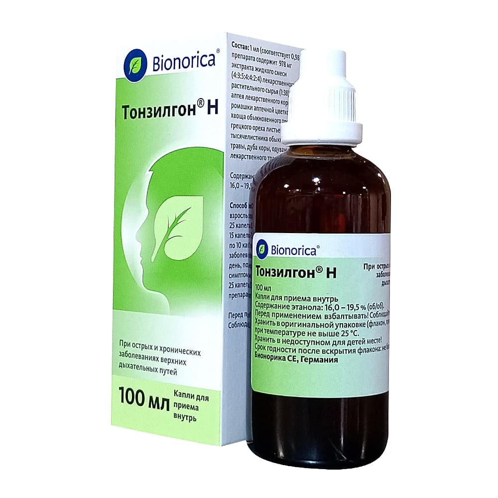 Тонзилгон Н капли, 100 мл