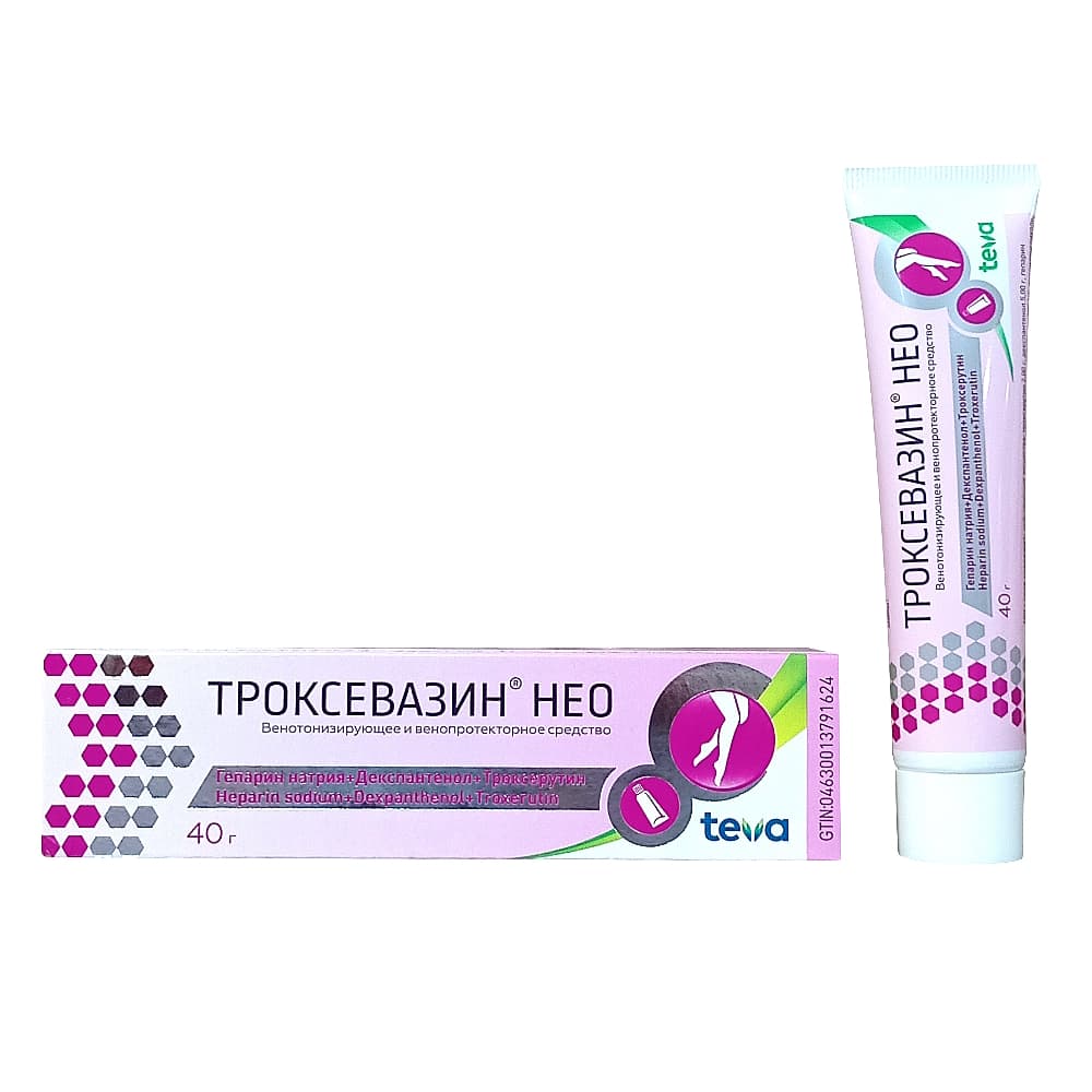 Троксевазин Нео гель , 40 гр.