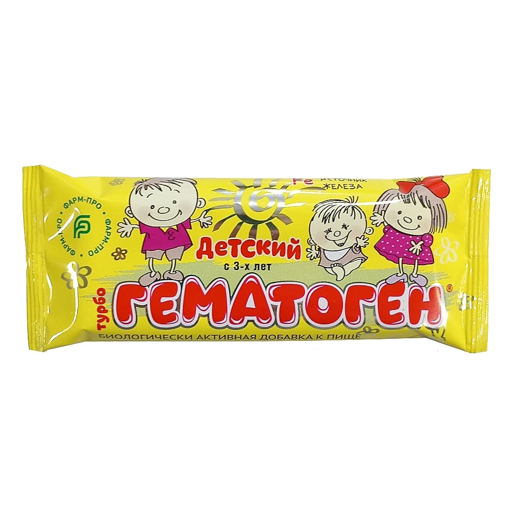 Турбо гематоген детский, 30 гр