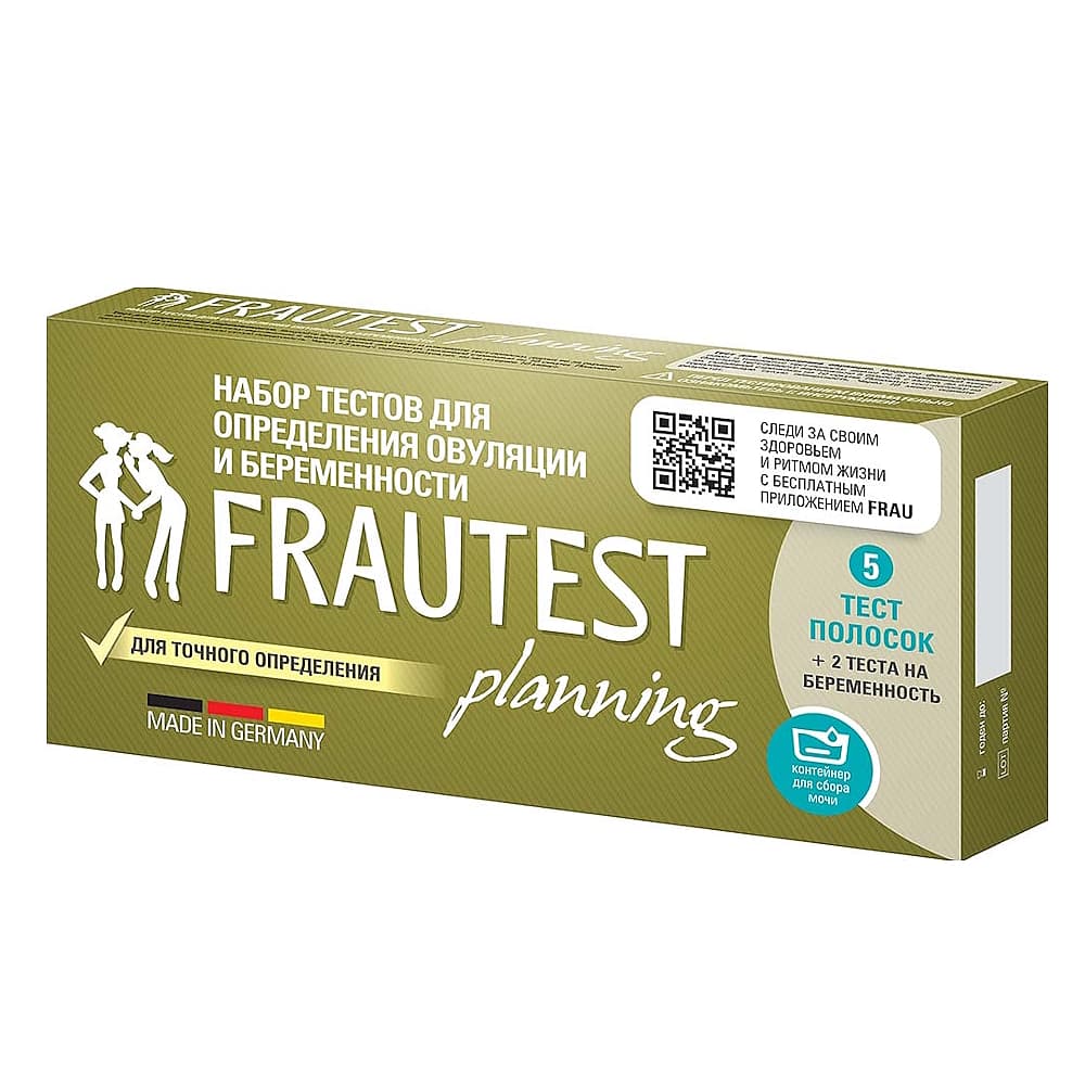 FRAUTEST Planning тест для определения овуляции и беременности, №5+2
