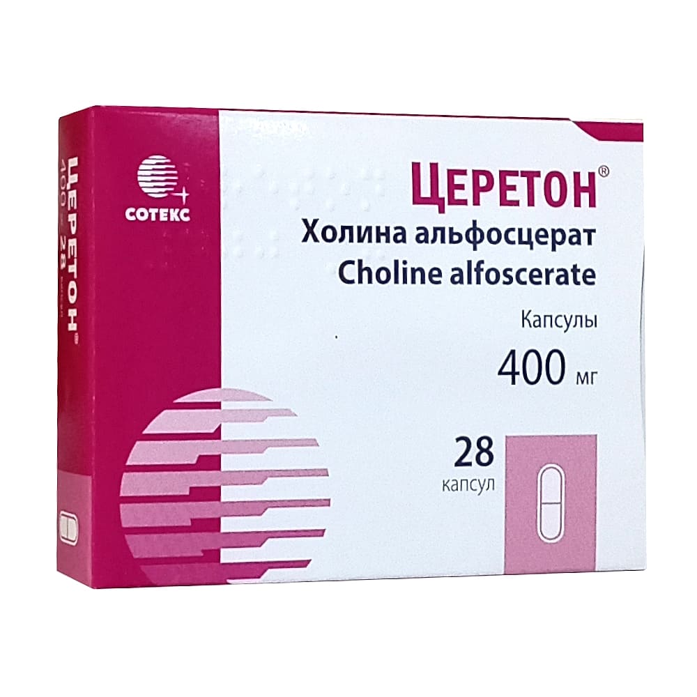 Церетон капсулы 400 мг, 28 шт.