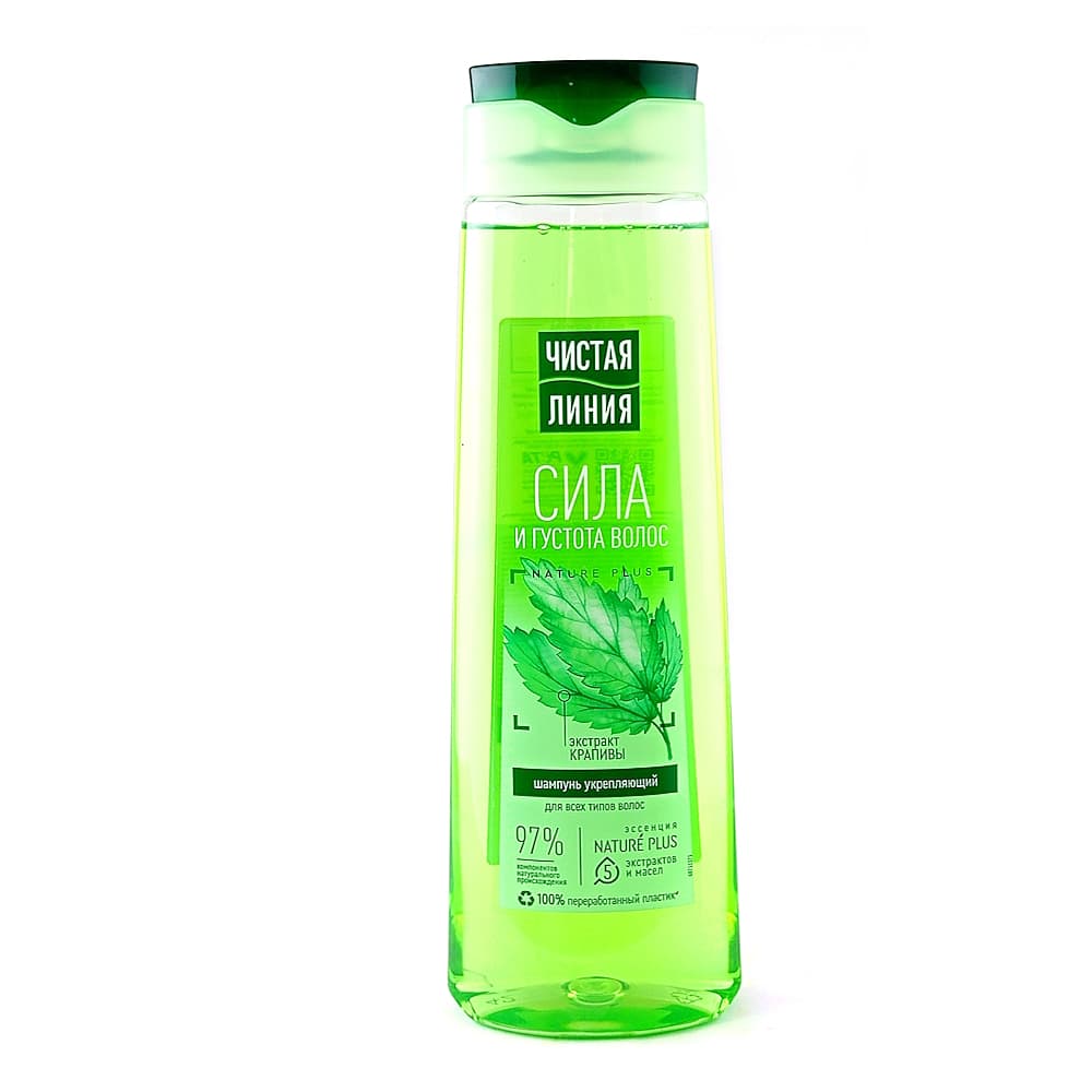 Чистая линия шампунь для всех типов волос с крапивой 400 мл
