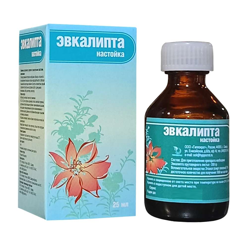 Эвкалипта настойка, 25 мл.
