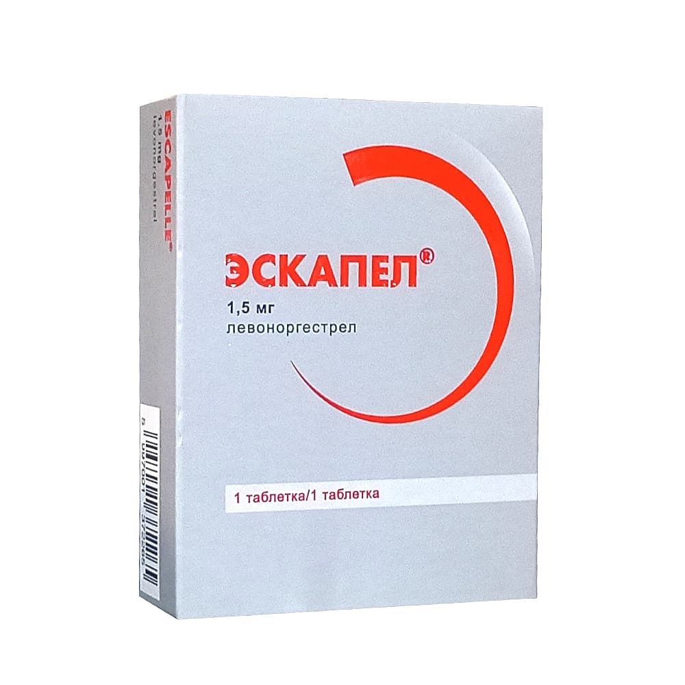Эскапел таблетки 1,5 мг, 1 шт.