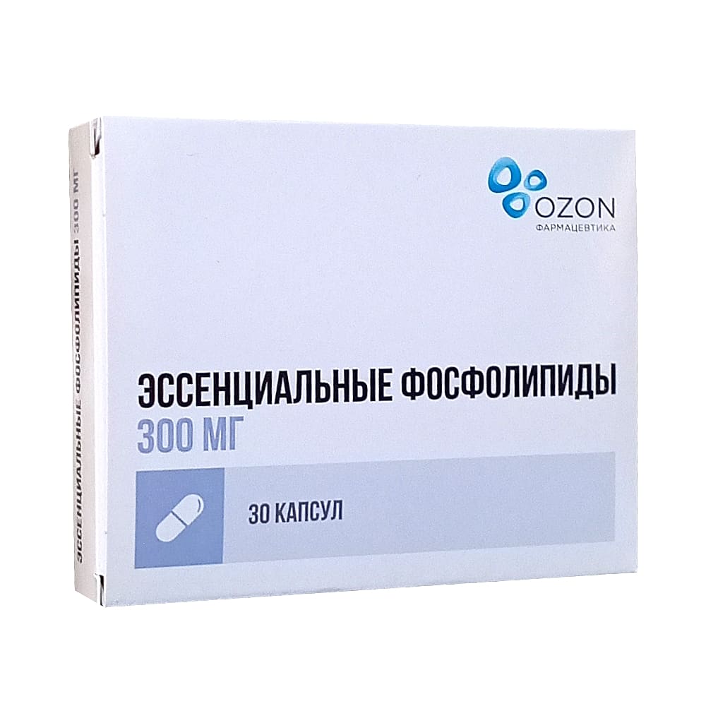 Эссенциальные фосфолипиды капсулы 300 мг, 30 шт
