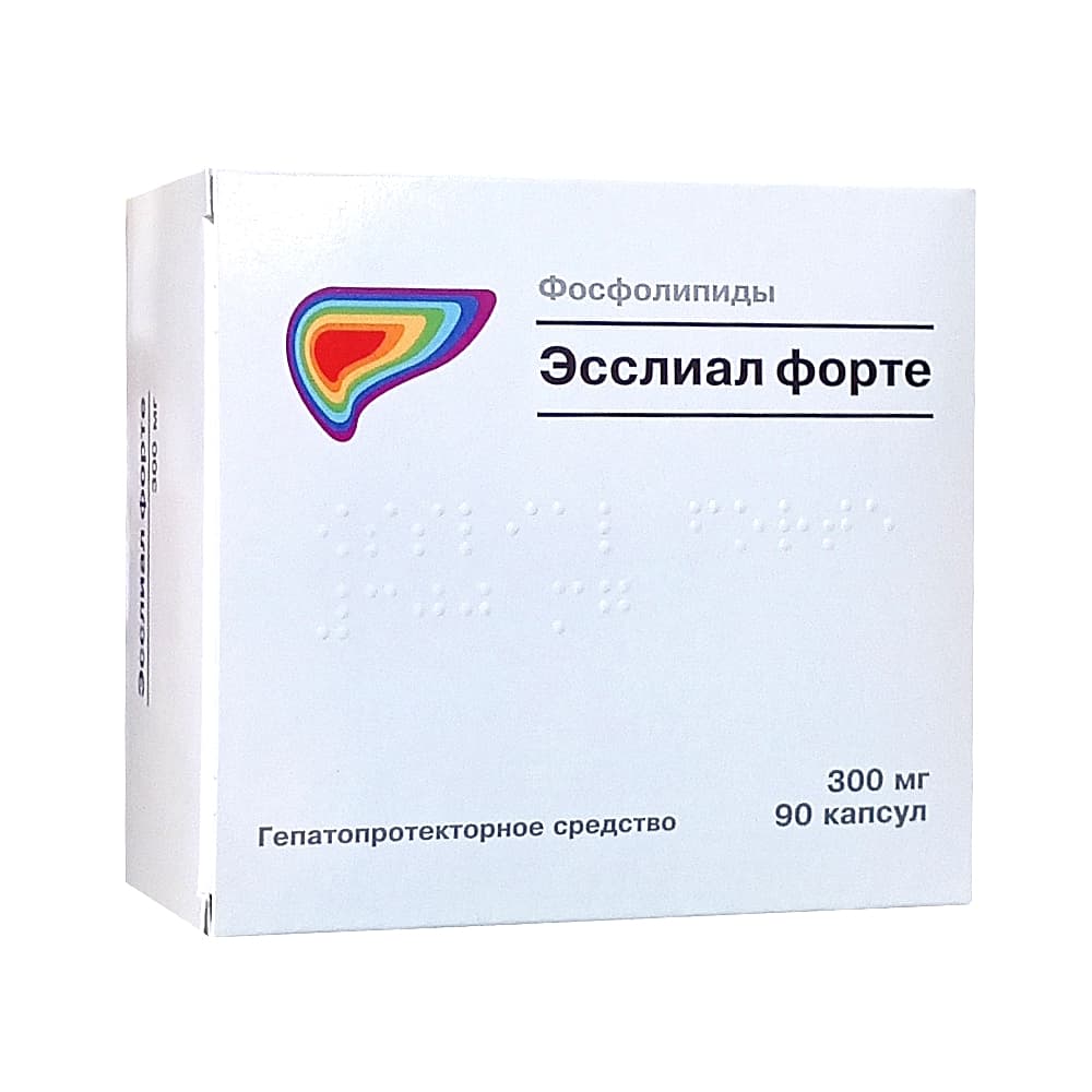 Эсслиал форте капсулы 300 мг, 90 шт.